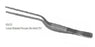 Medline - Forceps Lucae 5-1/2 Inch Length Bayonet Handle Straight Serrated - 66415