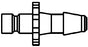 Welch Allyn Quick Connector 5/32 Inch Tubing, Male Connection, Plastic, Bayonet, Rectus Fitting Philips / Hewlett Packard, Spacelabs, Datascope, Siemens Blood Pressure Cuffs - 1361