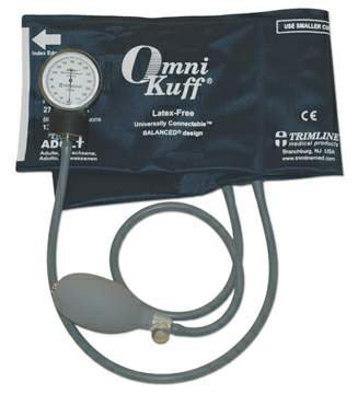 Omni-Kuff - Blood Pressure Cuff and Bulb Adult Arm Medium Cuff Nylon Cuff - 1602XL
