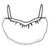 Tronex Healthcare Industries Beard Cover One Size Fits Most White Ear Loop - 4340W