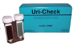 Uri-Check - Prepared Media Cystine Lactose Electrolyte Deficient (CLED) / EMB Agar Urine Paddle - 1000UC