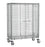 Metro Crash Super Erecta Mobile Security Shelving Unit, Chrome