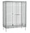 Metro Crash qwikSLOT Stationary Security Shelving Unit, Chrome