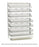 Single-Sided 7-Basket Shelving