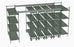Metro Crash Metro Top-Track Overhead Track Shelving Complete Kit with Super Erecta Pro Shelves