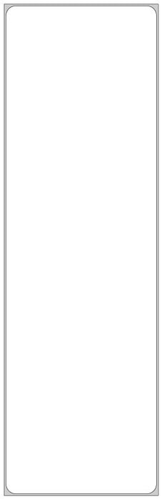 Medical Labels - Thermal Transfer Labels, Fanfolded, 4" x 13"