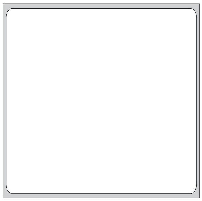 Medical Labels - Thermal Transfer Labels, Fanfolded, 4" x 4"