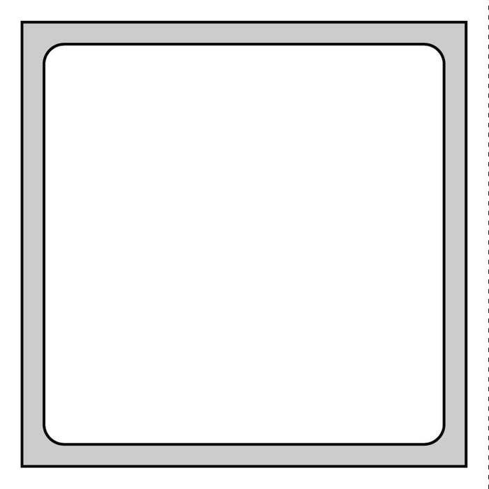 Medical Labels - Thermal Transfer Labels, 1" x 1"
