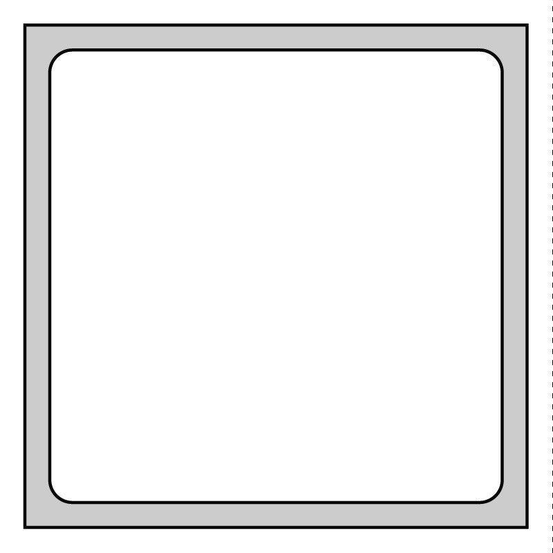 Medical Labels - Thermal Transfer Labels, 1" x 1"