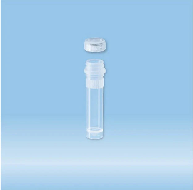 Sarstedt - Microcentrifuge Tube Conical Bottom Plain 10.8 X 44 mm 2 mL Without Color Coding Screw Cap Polypropylene Tube - 72.694.310