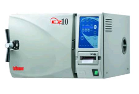 EZ Series - Automatic Sterilizer Steam 8 X 10 Inch Chamber Single Door - EZ10P