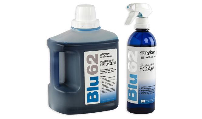 Stryker Blu62 Instrument Detergent Foam RTU 1 gal. Jug Light Lavendar Scent - 3000007000