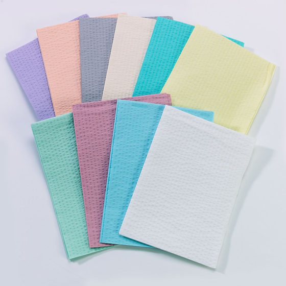 Tidi Products TOWEL, 3PLY POLY-BCK 13X18 BLU(500/CS) - 919403