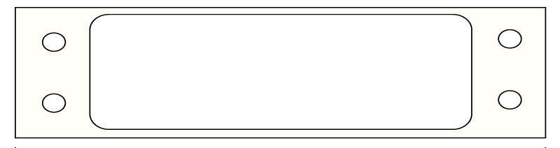 Medical Labels - EDP Pinfeed Label, 2-1/2" x 15/16"