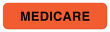 Medical Labels - Medicare Insurance Label, 1-1/4" x 5/16"