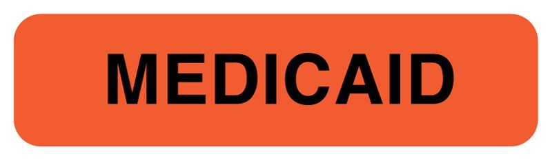 Medical Labels - Medicare Insurance Label, 1-1/4" x 5/16"
