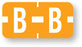 Medical Labels - Alpha File Folder Label - Tab Compatible, 1" x 1/2"