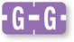 Medical Labels - Alpha File Folder Label - Tab Compatible, 1" x 1/2"