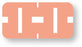 Medical Labels - Alpha File Folder Label - Tab Compatible, 1" x 1/2"