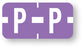 Medical Labels - Alpha File Folder Label - Tab Compatible, 1" x 1/2"