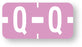 Medical Labels - Alpha File Folder Label - Tab Compatible, 1" x 1/2"
