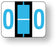 Medical Labels - Alpha File Folder Label - Tab and Smead BCCR Compatible - Blue, 1-1/4" x 1"