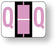 Medical Labels - Alpha File Folder Label - Tab and Smead BCCR Compatible - Lavender, 1-1/4" x 1"