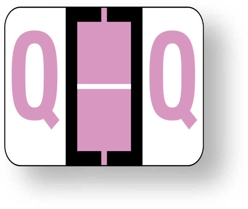 Medical Labels - Alpha File Folder Label - Tab and Smead BCCR Compatible - Lavender, 1-1/4" x 1"