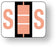 Medical Labels - Alpha File Folder Label - Tab and Smead BCCR Compatible - Pink, 1-1/4" x 1"