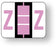 Medical Labels - Alpha File Folder Label - Tab and Smead BCCR Compatible - Lavender, 1-1/4" x 1"