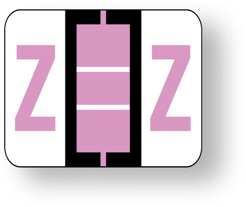 Medical Labels - Alpha File Folder Label - Tab and Smead BCCR Compatible - Lavender, 1-1/4" x 1"