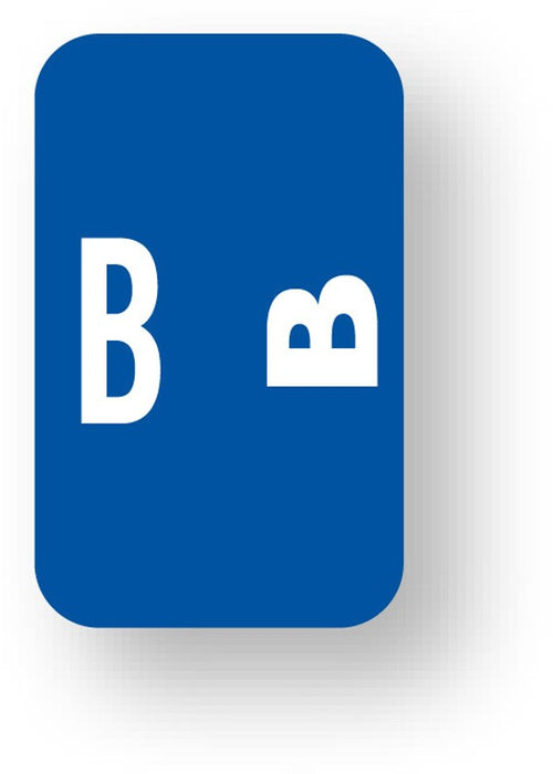 Medical Labels - Alpha File Folder Label - Smead ACC Compatible Series, 1" x 1-5/8"