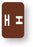 Medical Labels - Alpha File Folder Label - Smead ACC Compatible Series, 1" x 1-5/8"