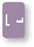 Medical Labels - Alpha File Folder Label - Smead ACC Compatible Series, 1" x 1-5/8"