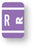 Medical Labels - Alpha File Folder Label - Smead ACC Compatible Series, 1" x 1-5/8"