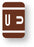Medical Labels - Alpha File Folder Label - Smead ACC Compatible Series, 1" x 1-5/8"