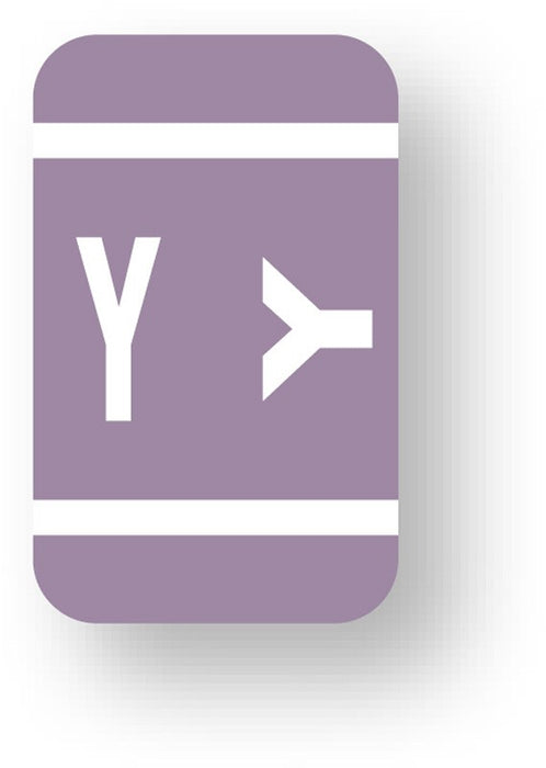 Medical Labels - Alpha File Folder Label - Smead ACC Compatible Series, 1" x 1-5/8"