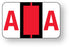 Medical Labels - Alpha File Folder Label - Ident-A-File Labeling System, 1-5/8" x 1"