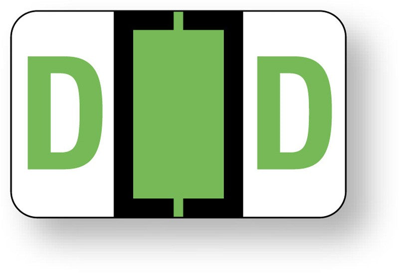 Medical Labels - Alpha File Folder Label - Ident-A-File Labeling System, 1-5/8" x 1"
