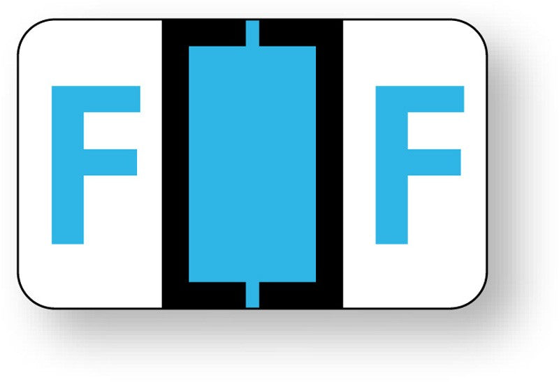 Medical Labels - Alpha File Folder Label - Ident-A-File Labeling System, 1-5/8" x 1"