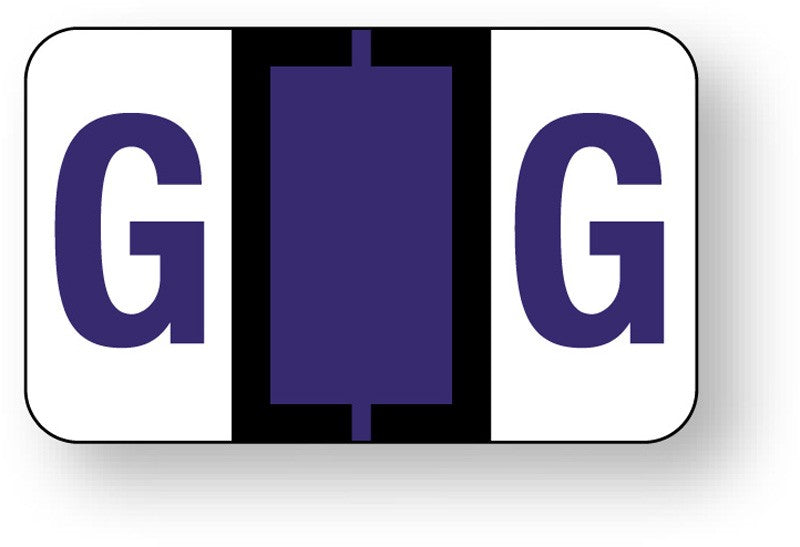 Medical Labels - Alpha File Folder Label - Ident-A-File Labeling System, 1-5/8" x 1"