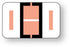 Medical Labels - Alpha File Folder Label - Ident-A-File Labeling System, 1-5/8" x 1"
