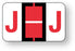 Medical Labels - Alpha File Folder Label - Ident-A-File Labeling System, 1-5/8" x 1"