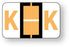 Medical Labels - Alpha File Folder Label - Ident-A-File Labeling System, 1-5/8" x 1"
