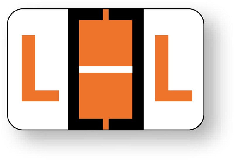 Medical Labels - Alpha File Folder Label - Ident-A-File Labeling System, 1-5/8" x 1"