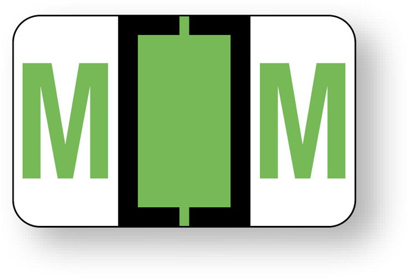 Medical Labels - Alpha File Folder Label - Ident-A-File Labeling System, 1-5/8" x 1"