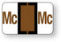 Medical Labels - Alpha File Folder Label - Ident-A-File Labeling System, 1-5/8" x 1"