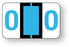 Medical Labels - Alpha File Folder Label - Ident-A-File Labeling System, 1-5/8" x 1"