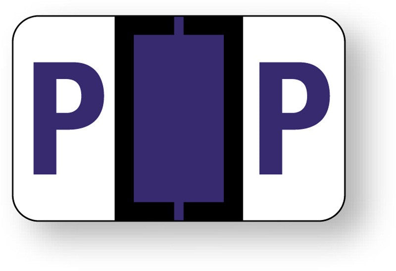 Medical Labels - Alpha File Folder Label - Ident-A-File Labeling System, 1-5/8" x 1"