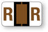 Medical Labels - Alpha File Folder Label - Ident-A-File Labeling System, 1-5/8" x 1"